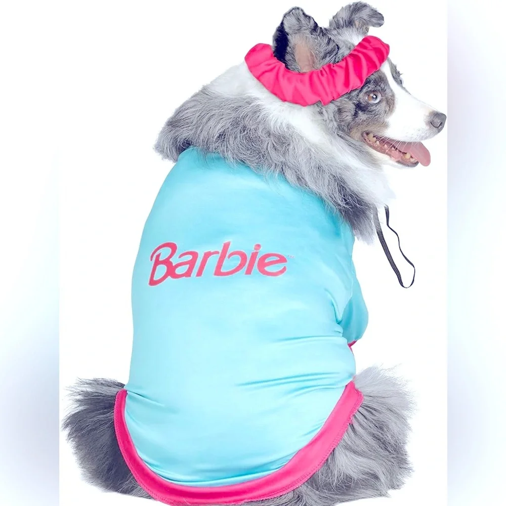 NEW | Barbie Aerobics 2-Pc Dog Costume | Size Medium (18-28 lbs)